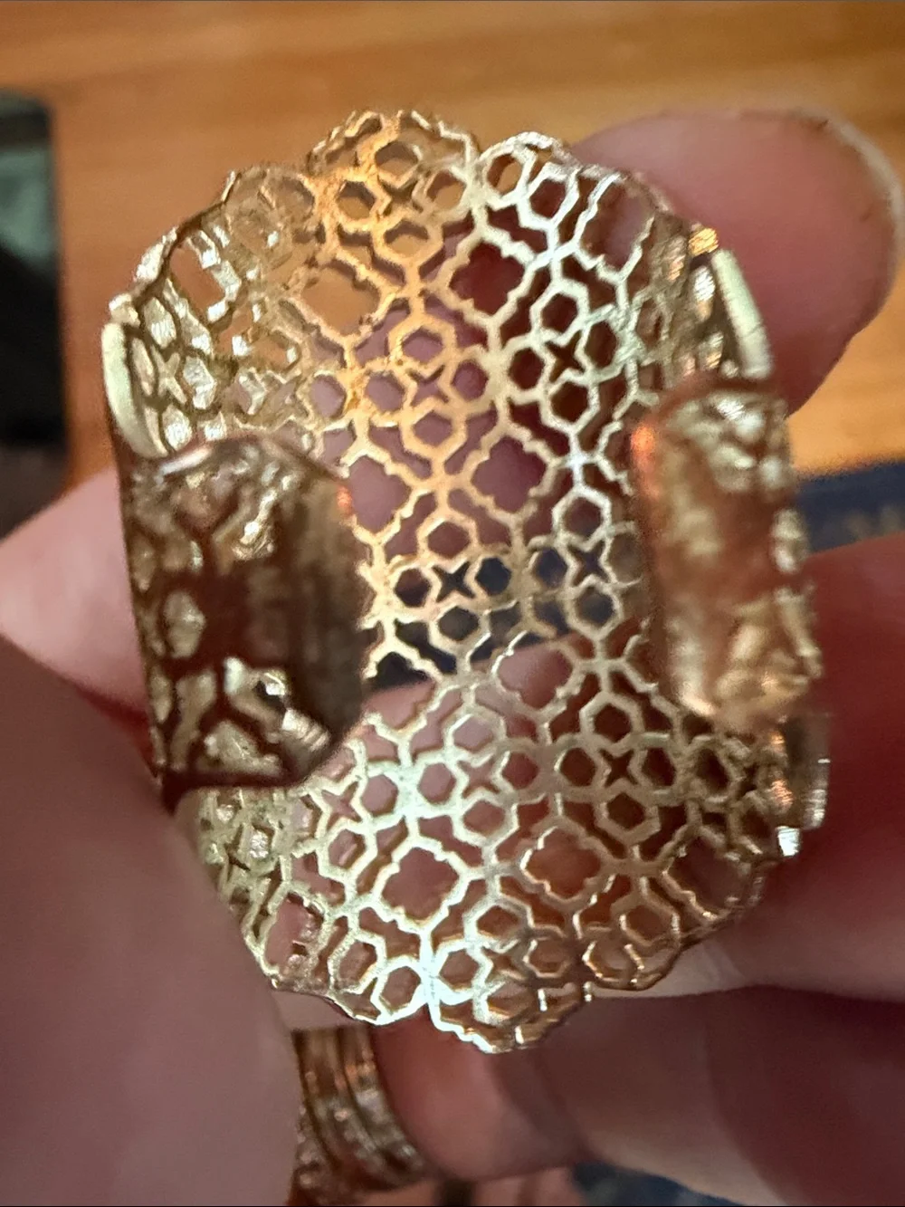 Kendra Scott Gold Tone Filigree Ring